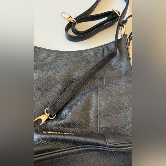 MICHAEL Michael Kors Black Pebbled Leather Satchel Hobo Bag  Used-Missing Straps - Picture 16 of 16